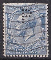 Grande Bretagne - 1911 - 1935 -  George  V  -  Y&T N °  143  Perforé  P - Perforés