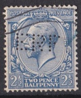 Grande Bretagne - 1911 - 1935 -  George  V  -  Y&T N °  143  Perforé  E  R  F - Perfins
