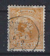 NVPH Nederland Netherlands Pays Bas Niederlande Holanda 34 CANCEL MAASTRICHT Kleinrond ; Wilhelmina 1891 - Gebraucht