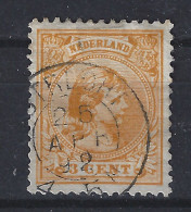 NVPH Nederland Netherlands Pays Bas Niederlande Holanda 34 CANCEL MAASTRICHT Kleinrond ; Wilhelmina 1891 - Usados