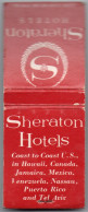 Pochette D'Allumettes - SHERATON HOTELS - Boites D'allumettes