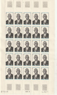 Wallis  Feuille Complete Du N°180181 Anniversaire De La Mort Du Général De Gaulle - Unused Stamps