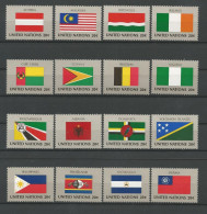 United Nations NY 1982 Country Flags  Y.T. 365/380 ** - Ongebruikt