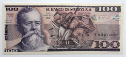 MEXICO - 100 PESOS  - P 74 C (1982)  - UNC - BANKNOTES - PAPER MONEY - CARTAMONETA - - Mexiko