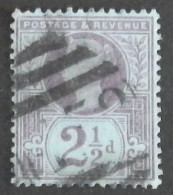 GRANDE BRETAGNE YT 95 OBLITÉRÉ " VICTORIA" ANNÉES 1887/1890 - Used Stamps