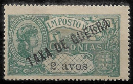 MACAU 1919 War Tax Stamps - Revenue Stamps Overprinted TAXA DE GUERRA MH NG ( (NP#70-P15-L7) - Neufs