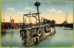 Aa5926 - CUBA- Vintage Postcard - Stern View Of "Maine" - Cuba