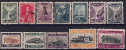 YT 348 à 358 - Used Stamps