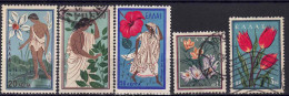 YT 660 à 662, 664, 666 - Used Stamps