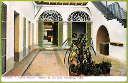 Aa5922 - CUBA- Vintage Postcard - Camaguey - A House Interior - Cuba