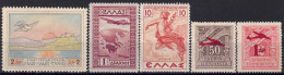 PA 1, 16, 32, 34, 39 - Unused Stamps