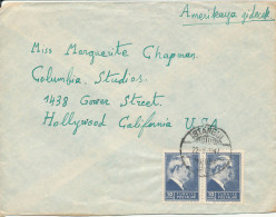 Turkey Cover Sent To USA Istanbul 22-5-1947 - Covers & Documents