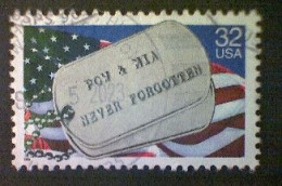 United States, Scott #2966, Used(o), 1995, POW/MIA Issue, 32¢, Multicolored - Usati
