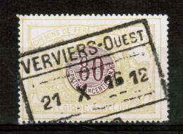 Chemins De Fer TR 39, Obliteration Centrale, VERVIERS OUEST - Afgestempeld