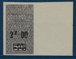 Colis Postal 18e ** Neuf Sans Charnière Bord De Feuille (scan Recto / Verso) - Pacchi Postali