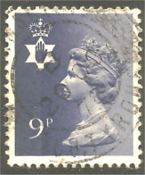 XW01-1206 Northern Ireland Queen Elizabeth II 9p Violet Blue - Northern Ireland