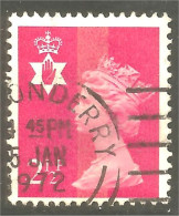 XW01-1202 Northern Ireland Queen Elizabeth II 2 1/2 Rose - Irlande Du Nord