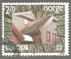 XW01-1773 Norvège Construction Maison House Building Europa 1987 - 1987