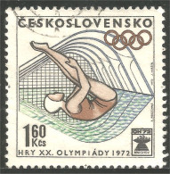 XW01-1739 Czechoslovakia Plongeon Diving Jeux Olympiques Munich Olympic Games - Duiken