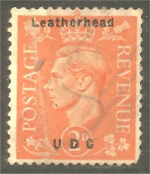 XW01-1573 United Kingdom George VI Commercial Overprint Leatherhead UDC - Unclassified