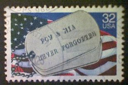 United States, Scott #2966, Used(o), 1995, POW/MIA Issue, 32¢, Multicolored - Oblitérés