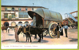 Aa5929 - CUBA- Vintage Postcard - Carromato - A Merchant Card - Costumi - Cuba