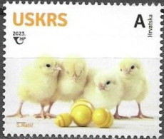 CROATIA, 2023, MNH, EASTER, BIRDS,1v - Pascua