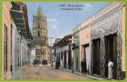 Aa5923 - CUBA- Vintage Postcard - Camaguey, Street Scene - Cuba
