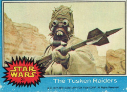 RARE / 1977 STAR WARS - Topps Original Blue Series 1 Carte # 21 - Star Wars