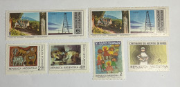 Argentina 1975 6 MNH Stamps. - Unused Stamps