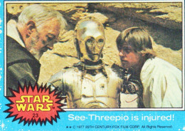 RARE / 1977 STAR WARS - Topps Original Blue Series 1 Carte # 23 - Star Wars