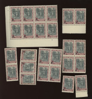 118.**.  Chutes D'eau 5c.   25 Ex - Unused Stamps