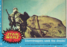 RARE / 1977 STAR WARS - Topps Original Blue Series 1 Carte # 24 - Star Wars