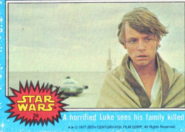 RARE / 1977 STAR WARS - Topps Original Blue Series 1 Carte # 26 - Star Wars