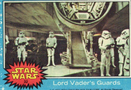 RARE / 1977 STAR WARS - Topps Original Blue Series 1 Carte # 32 - Star Wars