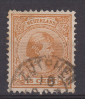 Nederland Netherlands Pays Bas Niederlande Holanda 39 CANCEL ZUTPHEN Kleinrond ; Wilhelmina 1891 - Used Stamps