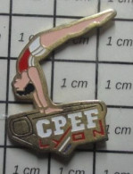 321 Pin's Pins / Beau Et Rare / SPORTS / CPEF CLUB GYMNASTIQUE LYON - Gymnastique