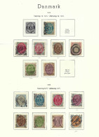 DANEMARK Ca.1875-95: Lot D' Obl. - Used Stamps