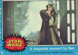 RARE / 1977 STAR WARS - Topps Original Blue Series 1 Carte # 46 - Star Wars