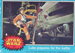 RARE / 1977 STAR WARS - Topps Original Blue Series 1 Carte # 47 - Star Wars