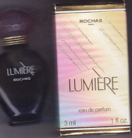 Miniature Vintage Parfum - Rochas - EDP - Lumiere - Pleine Avec Boite 3ml - Miniatures Femmes (avec Boite)