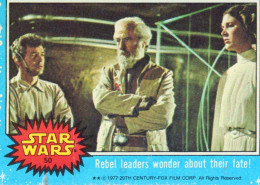 RARE / 1977 STAR WARS - Topps Original Blue Series 1 Carte # 50 - Star Wars
