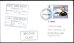 BAT - R.R.S. JOHN BISCOE SIGNY ISLAND SOUTH ORKNEYS - 1980 - Bases Antarctiques