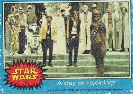 RARE / 1977 STAR WARS - Topps Original Blue Series 1 Carte # 56 - Star Wars