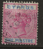 Cyprus, 1894, SG  42, Used, Wmk Crown CA - Chypre (...-1960)