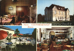 72501458 Esens Hotel Ostfriesenhof Teestube Gastraum Terrasse Esens - Esens