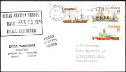 CANADA - STATION VESSEL  C.C.G.S. VANCOUVER - 1979 - Bases Antarctiques