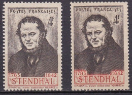 FR7093 - FRANCE – 1941-42 – VARIETIES - Y&T # 550 MNH - Unused Stamps