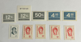 Argentina 1976/8 Próceres Y Riquezas Y Cifras, MNH. - Ungebraucht