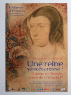 LOUISE DE SAVOIE Mère François Ier - Portrait - Tapisserie Aux Armes Et Emblèmes Savoie Et Angouleme -carte Publicitaire - Articles Of Virtu